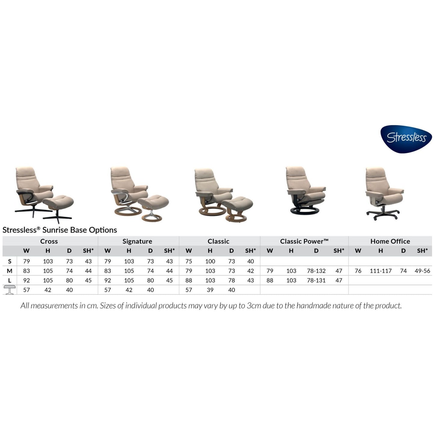 Sunrise Medium Leather Recliner - Classic Base