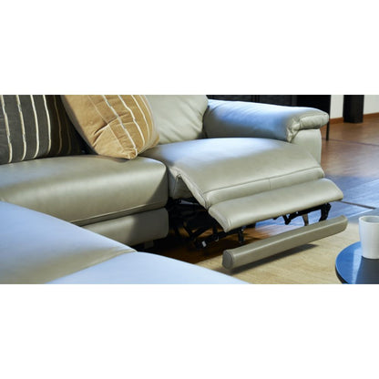 Tate 3-Seater Power recliner Sofa with LHF Chaise - Leather