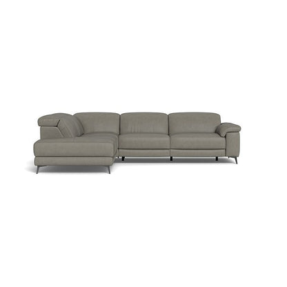 Tate 3-Seater Power recliner Sofa with LHF Chaise - Leather