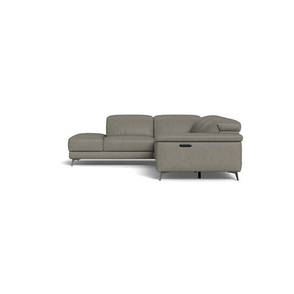 Tate 3-Seater Power recliner Sofa with LHF Chaise - Leather