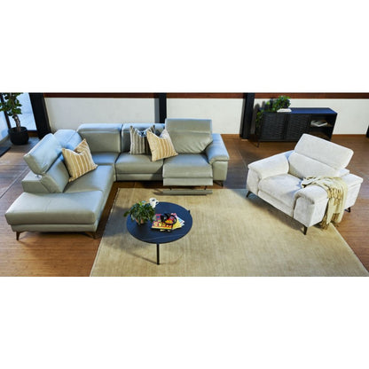 Tate 3-Seater Power recliner Sofa with LHF Chaise - Leather