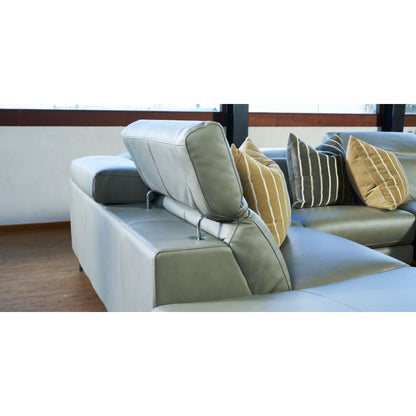 Tate 3-Seater Power recliner Sofa with LHF Chaise - Leather