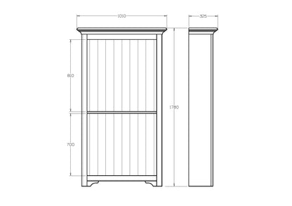 Villager 1800x900 Bookcase