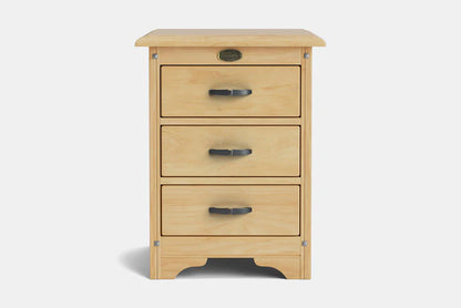 Villager 3-Drawer Bedside