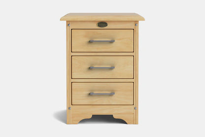 Villager 3-Drawer Bedside