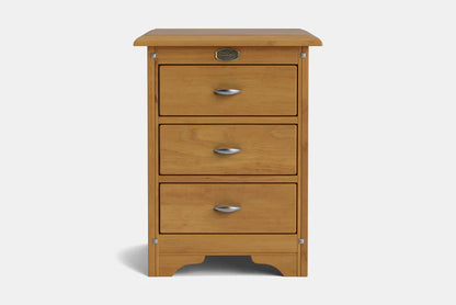Villager 3-Drawer Bedside