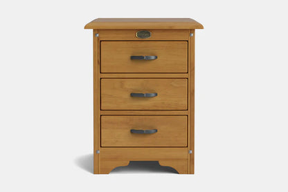 Villager 3-Drawer Bedside