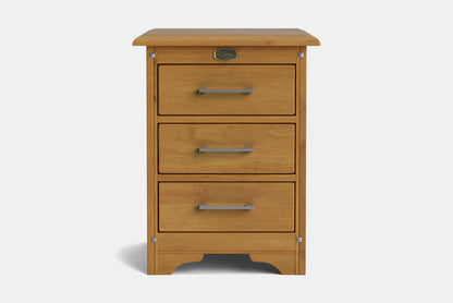 Villager 3-Drawer Bedside
