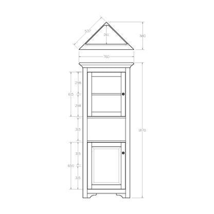 Villager Corner Hutch