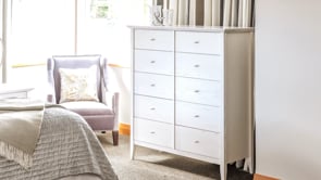Aria 10-Drawer Twin Chest