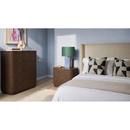 Lath 2-Drawer Bedside