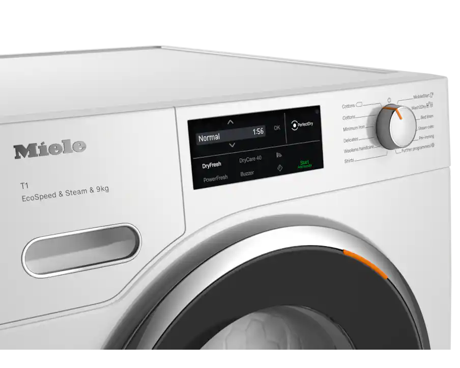 TWL780 WP  | 9kg | EcoSpeed Steam Heat Pump Dryer